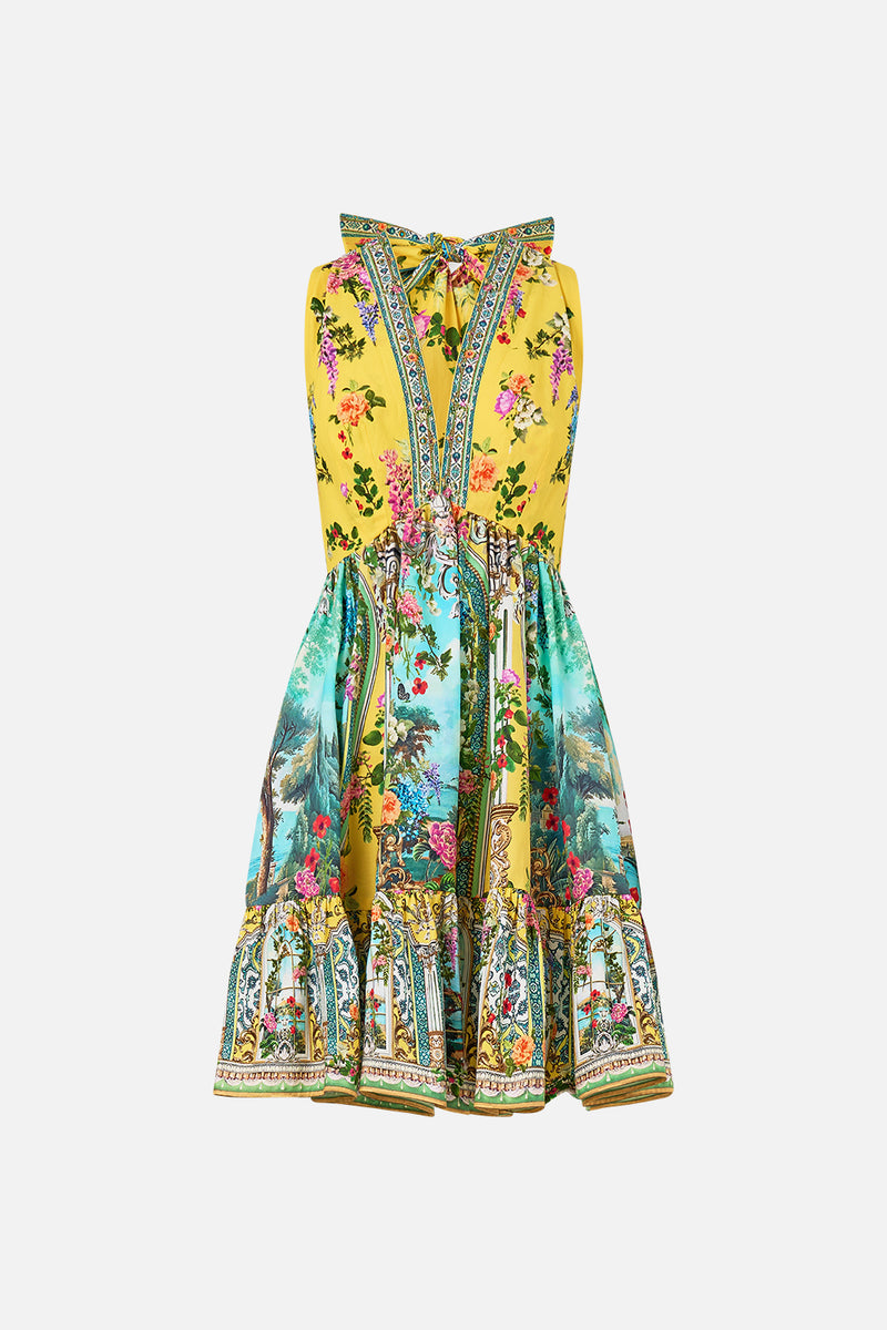 KIDS TEE MINI DRESS WITH FRILL SHOULDER AND HEM TALES OF TOPKAPI PALACE main image 0