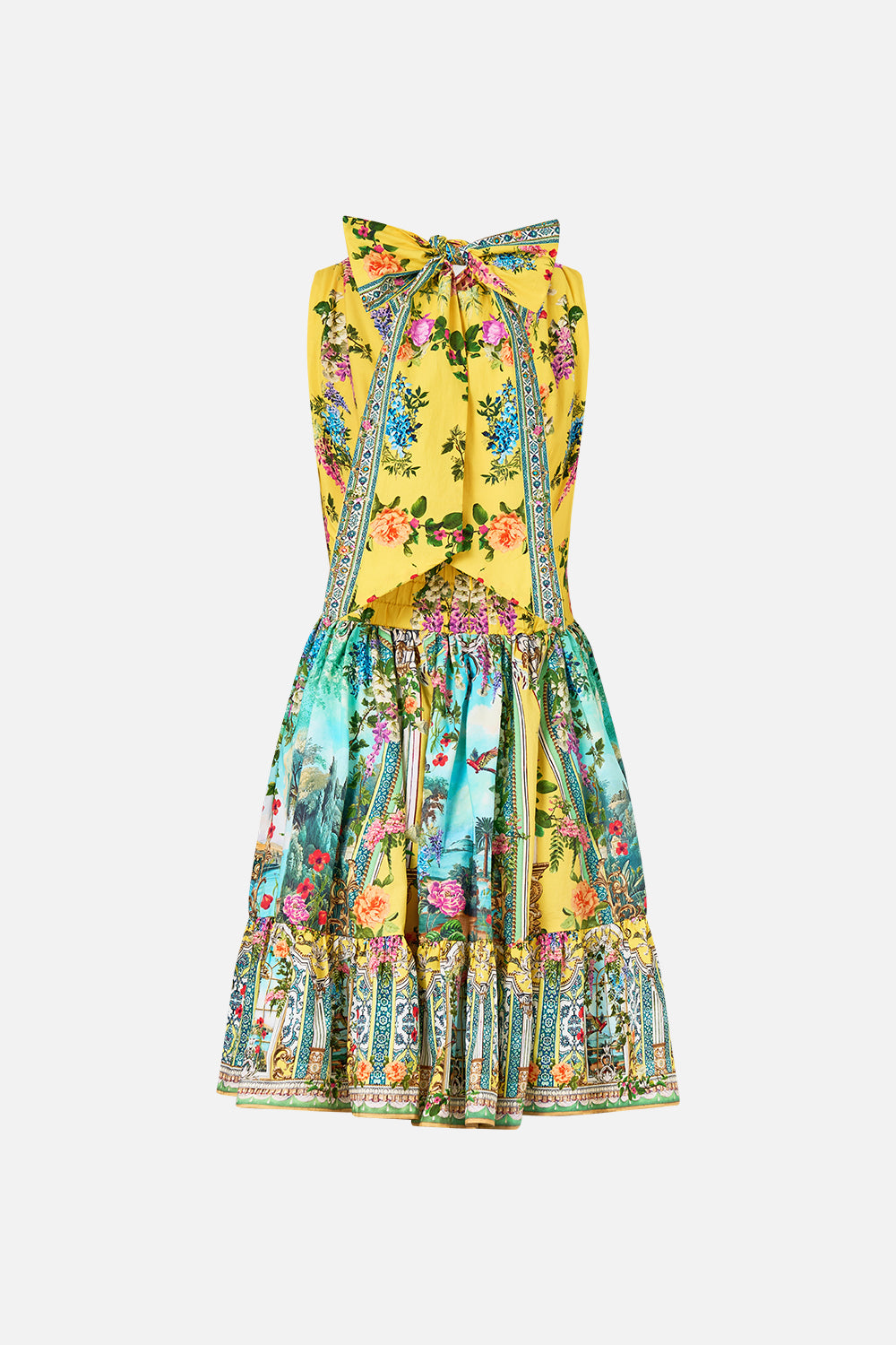 RUFFLE HEM HALTER SHORT DRESS TALES OF TOPKAPI PALACE