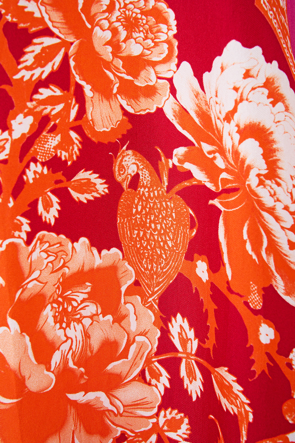 V NECK KAFTAN WITH FRONT WELT POCKETS TILES OF TÜRKIYE