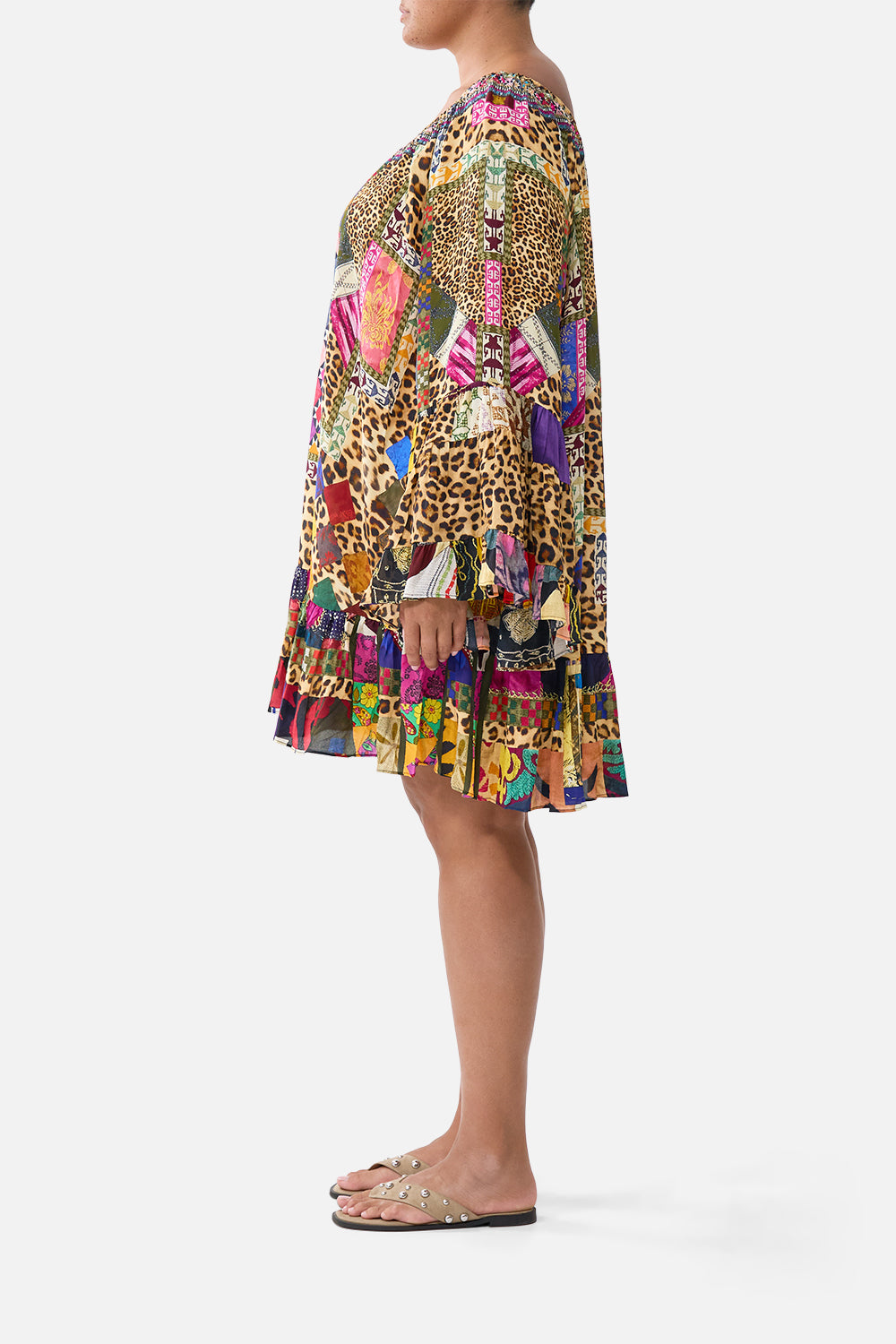 A LINE FRILL DRESS EMBROIDERED EVER AFTER