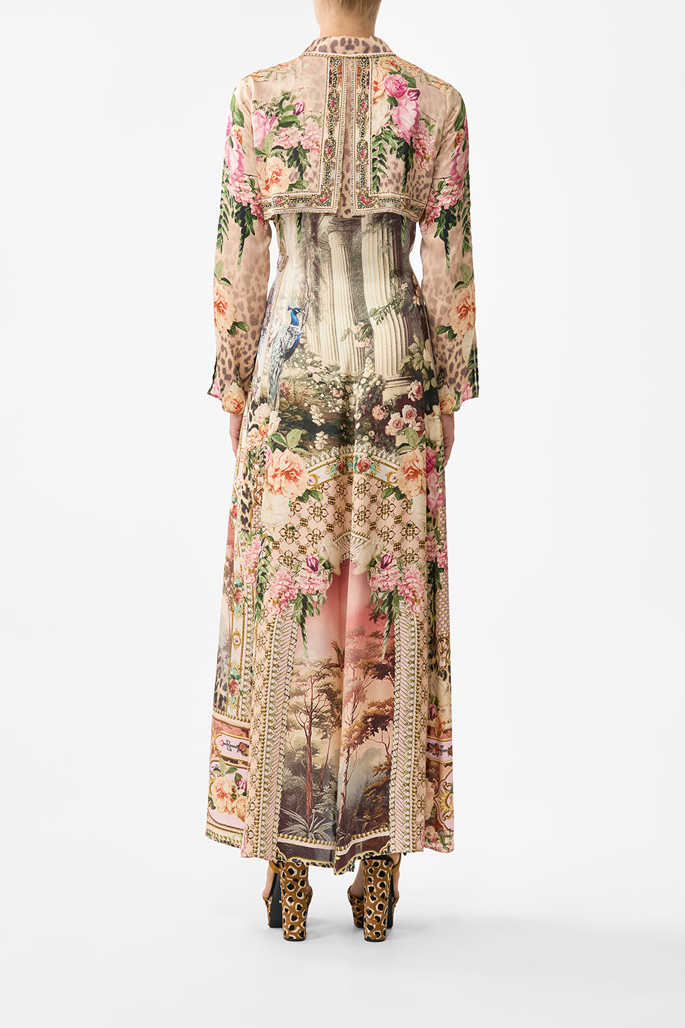 PRINTED TRENCH WATERCOLOUR WONDERLAND