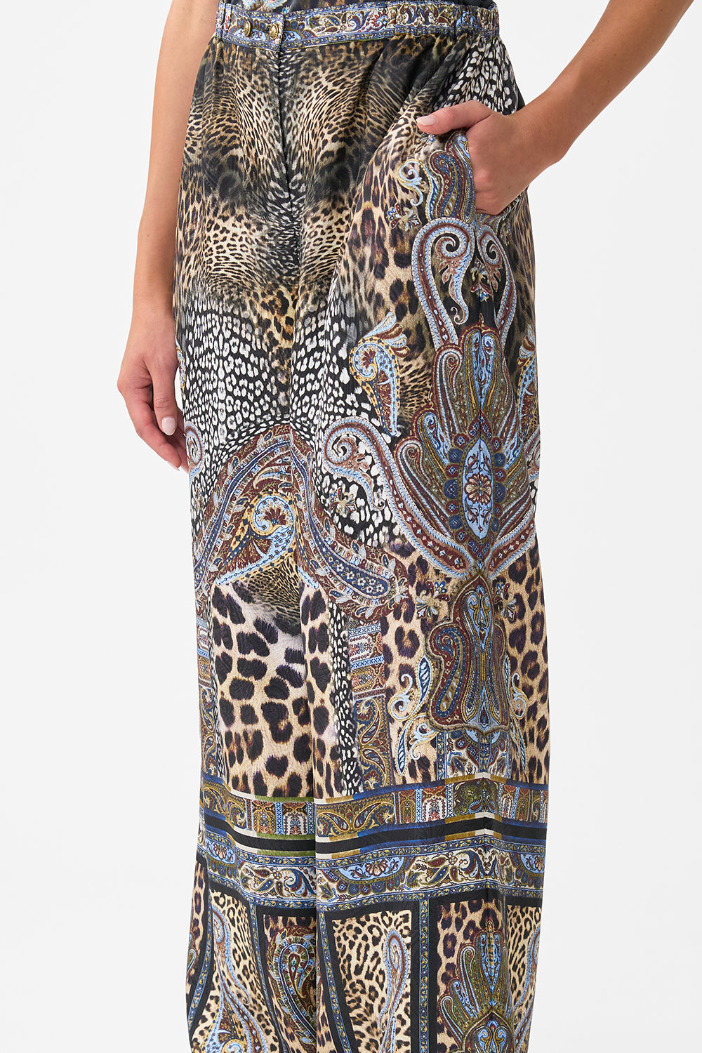 BUTTON FRONT LOUNGE PANT ISTANBUL ANIMALIA