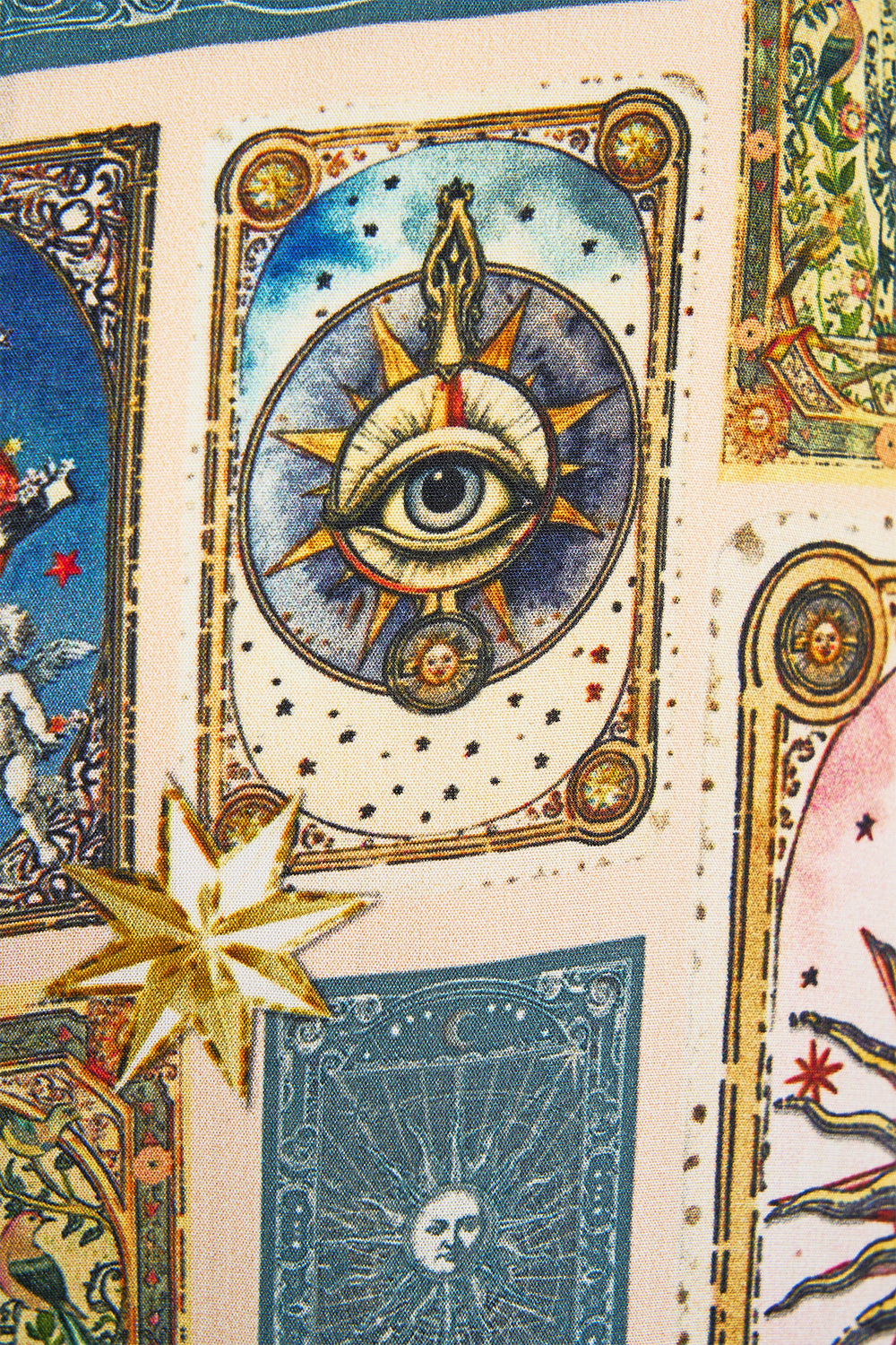 SHORT SLEEVE CAMP COLLARED SHIRT HOUSE OF HOROSCOPES