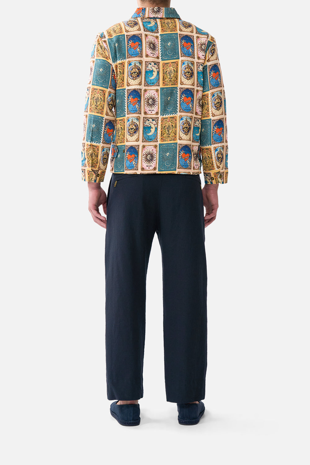 PATCHWORK CROP ZIP THROUGH JACKET HOUSE OF HOROSCOPES