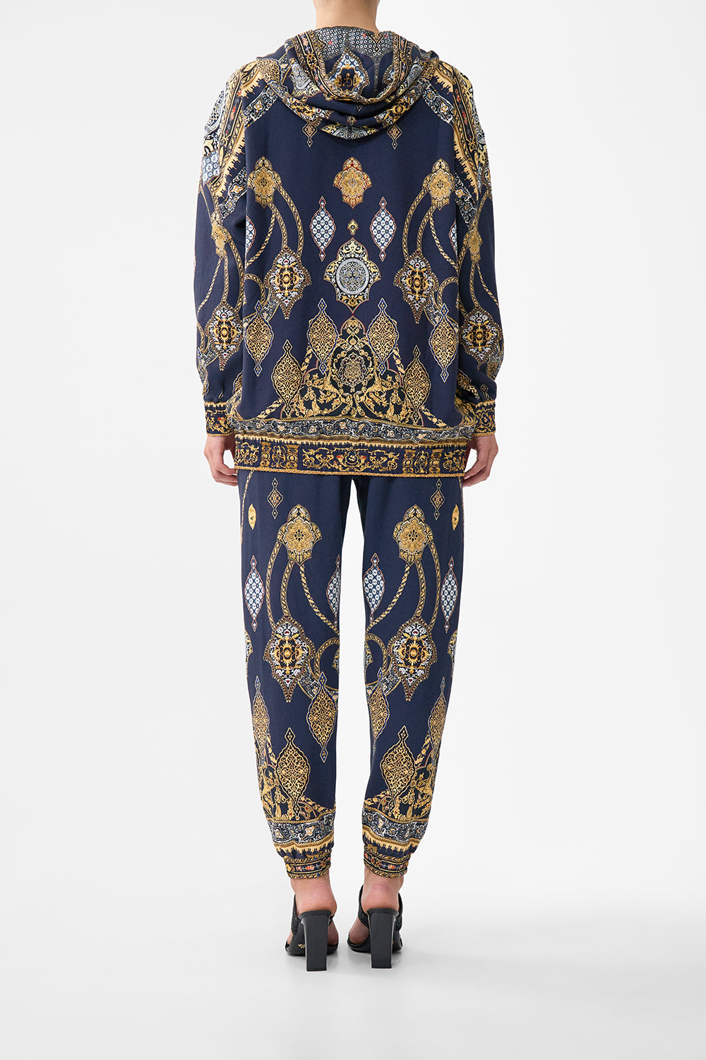 JERSEY TRACK PANT WITH SILK DETAILS THE IMPERIAL GATE