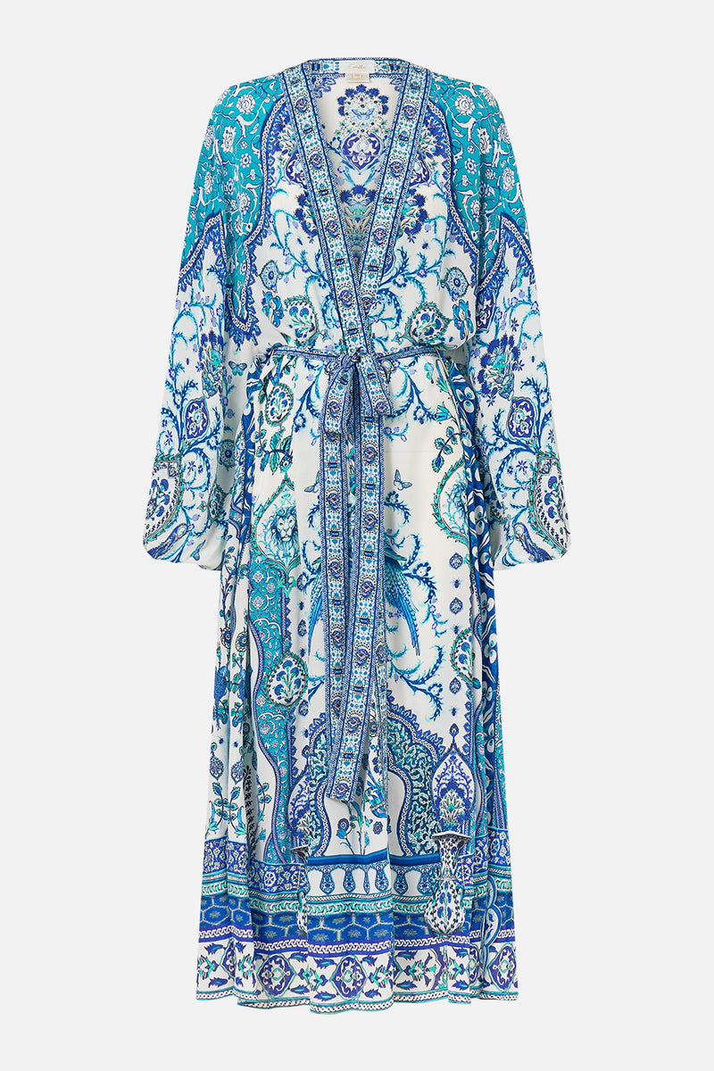TIERED SHIRT DRESS WITH SHORT SLEEVE ISNIK LULLABY