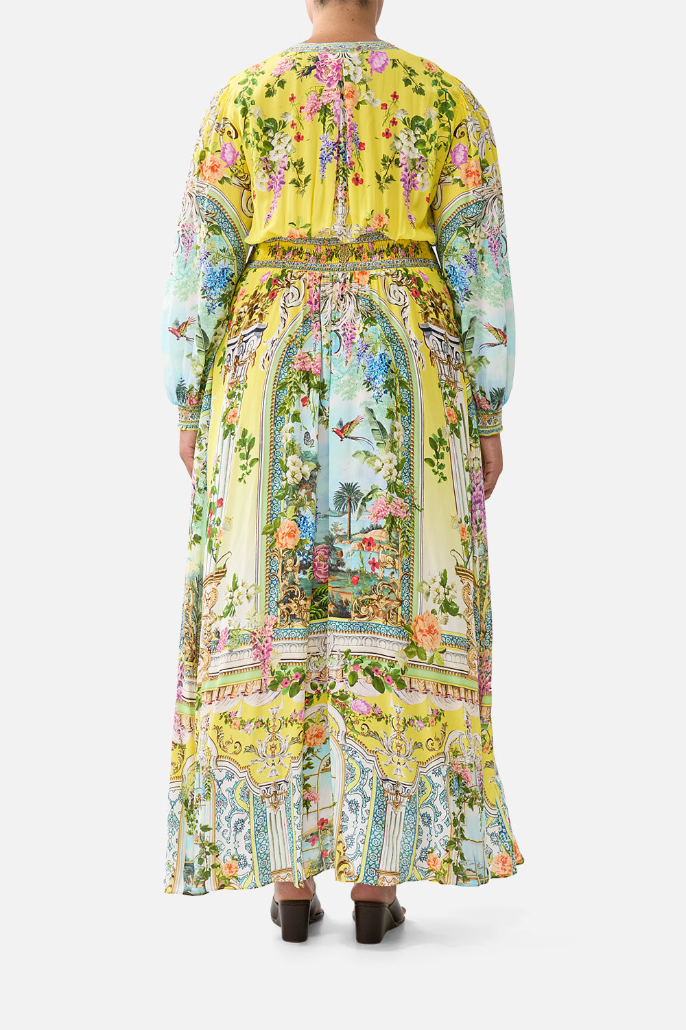 BUTTON DRESS WITH SHAPED WAISTBAND TALES OF TOPKAPI PALACE