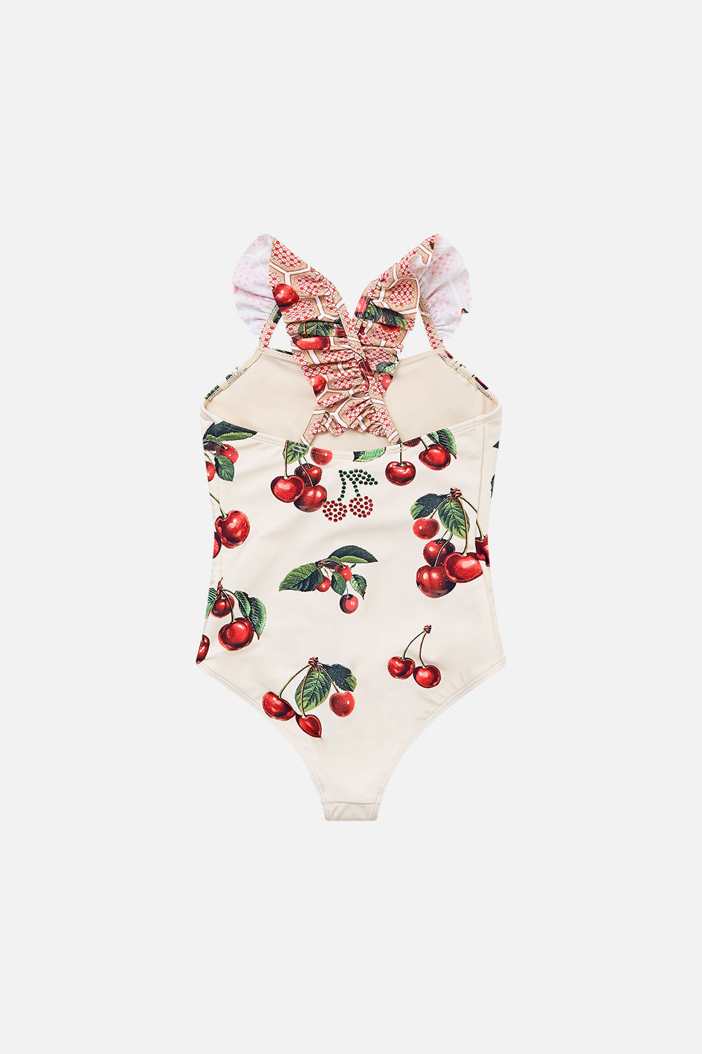 KIDS STRAIGHT NECK ONE PIECE WITH FRILL STRAPS NOTES FROM THE ROAD