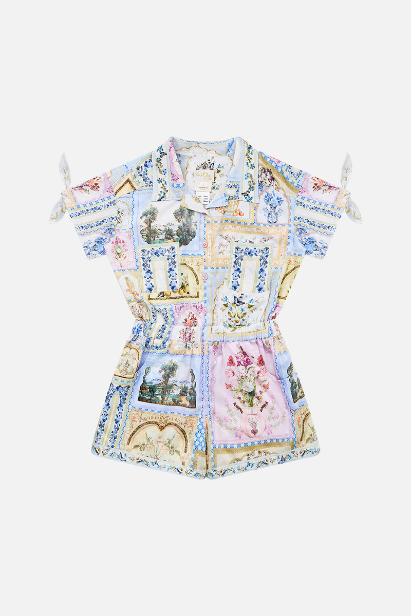 SHORT SLEEVE CAMP COLLARED SHIRT BOTANICAL BALLADS main image 1