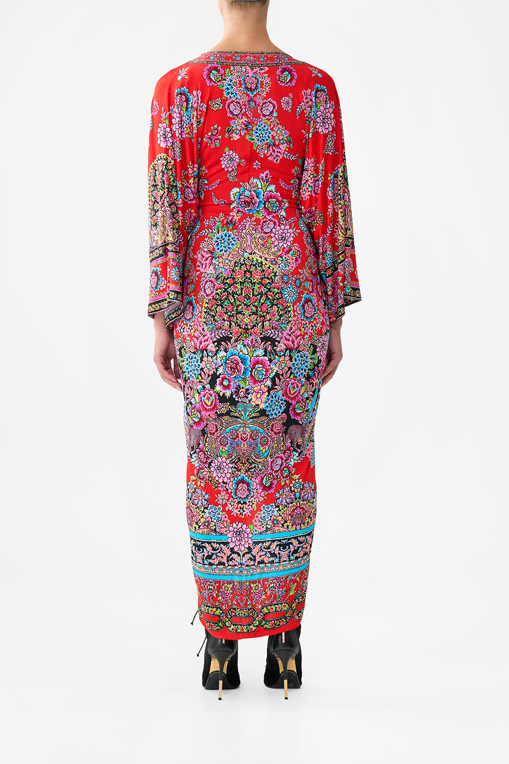 LONG SPLIT FRONT TWIST DRESS ARTISANS OF ANATOLIA