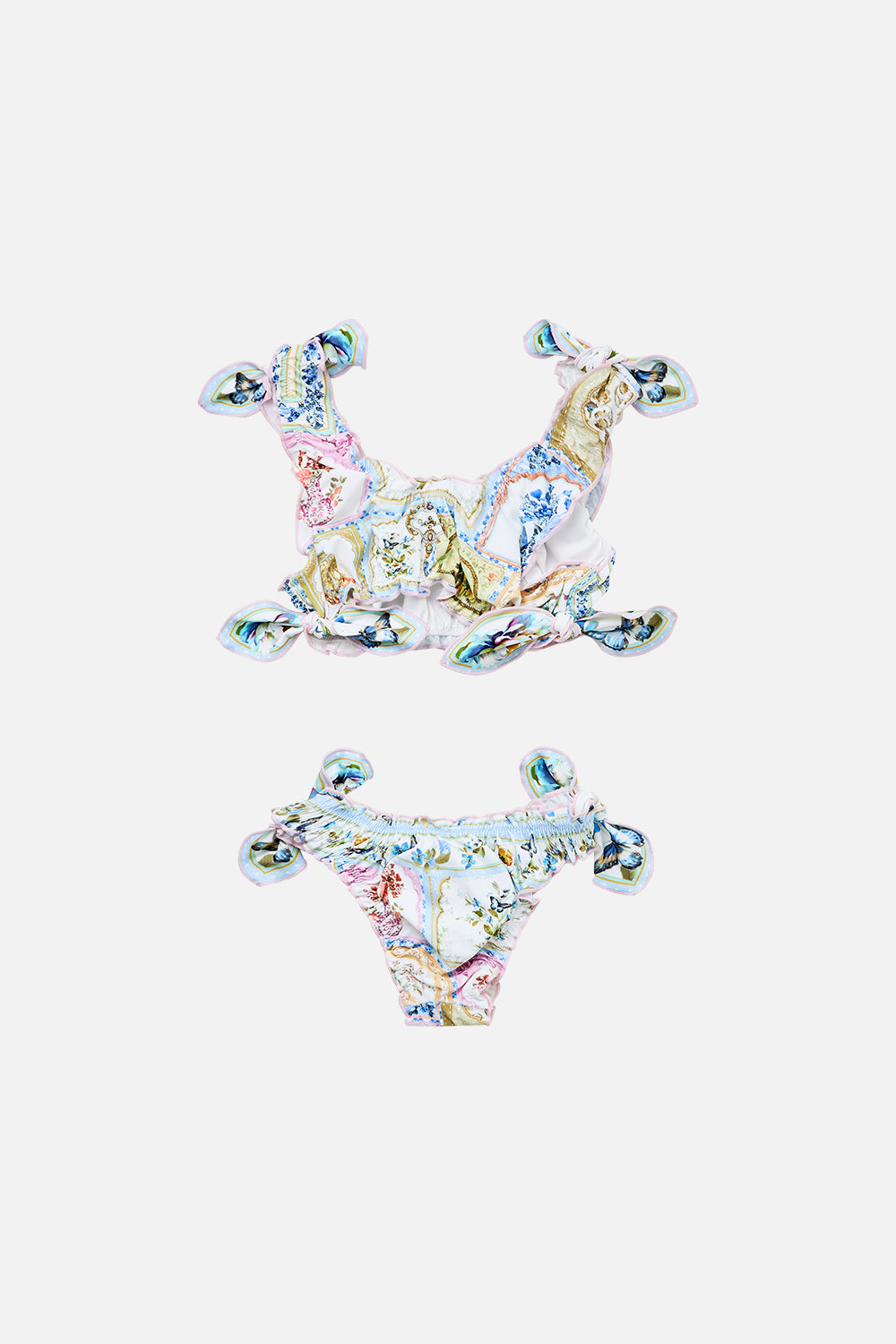 KIDS BABYLOCKED BIKINI SET WITH TIE SIDE BOTANICAL BALLADS