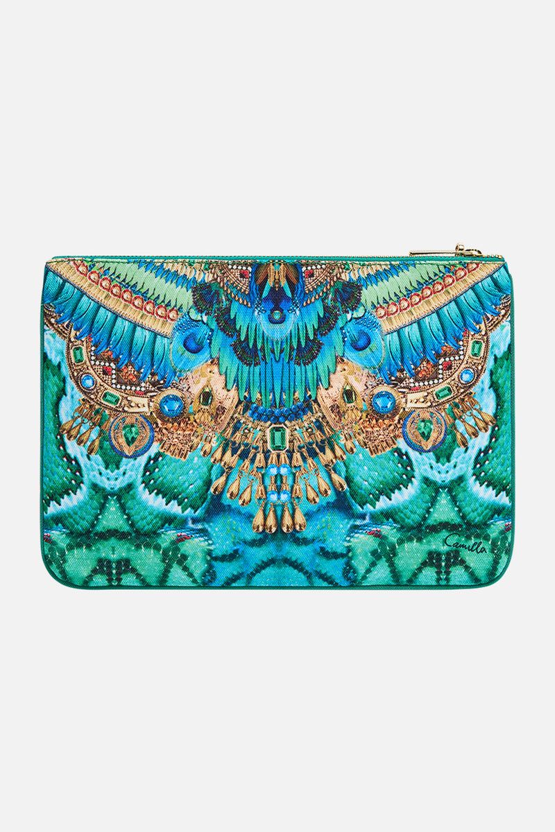 SMALL CANVAS CLUTCH WALL TO WALL WONDERS