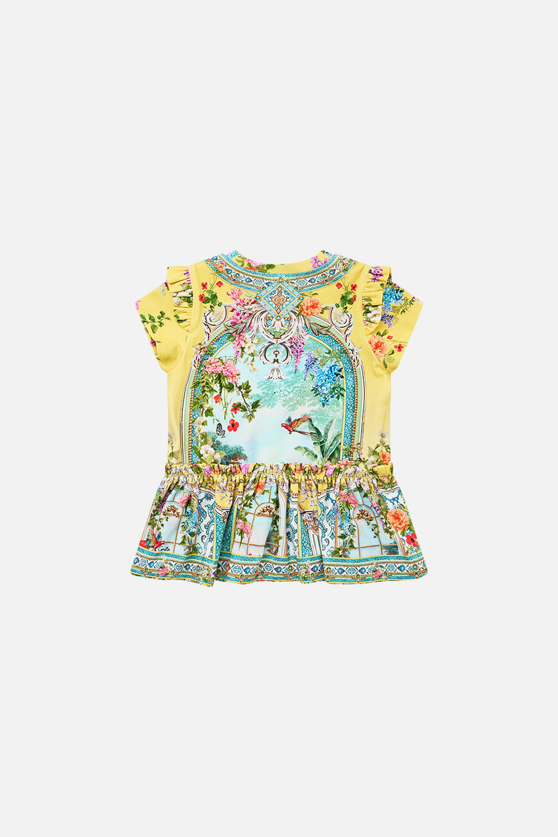 KIDS LAYERED HIGH LOW DRESS WITH DROP WAIST TALES OF TOPKAPI PALACE main image 1