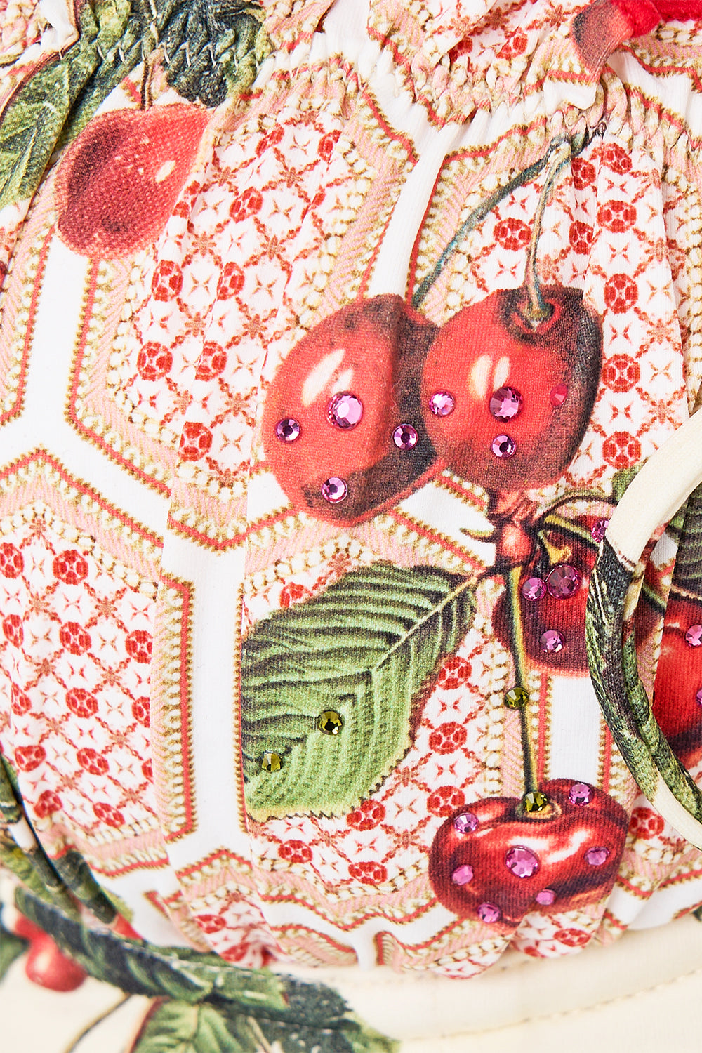 RUCHED CUP UNDERWIRE BIKINI TOP WITH TIE FRONT NOTES FROM THE ROAD