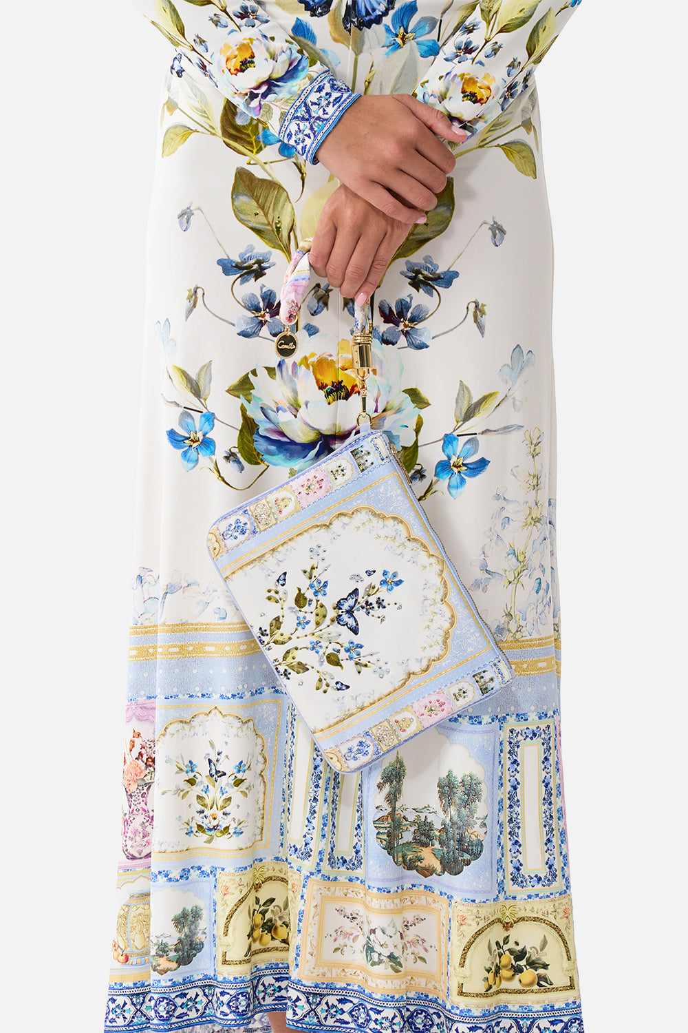 SCARF CLUTCH BOTANICAL BALLADS