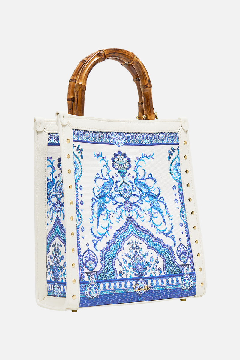 DRAWSTRING BUCKET BAG WITH KEYRING ISNIK LULLABY