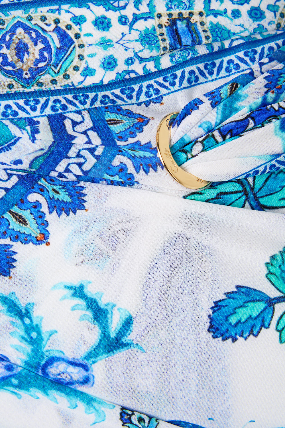 EYELET WRAP MINI SARONG WITH TIE WAIST ISNIK LULLABY