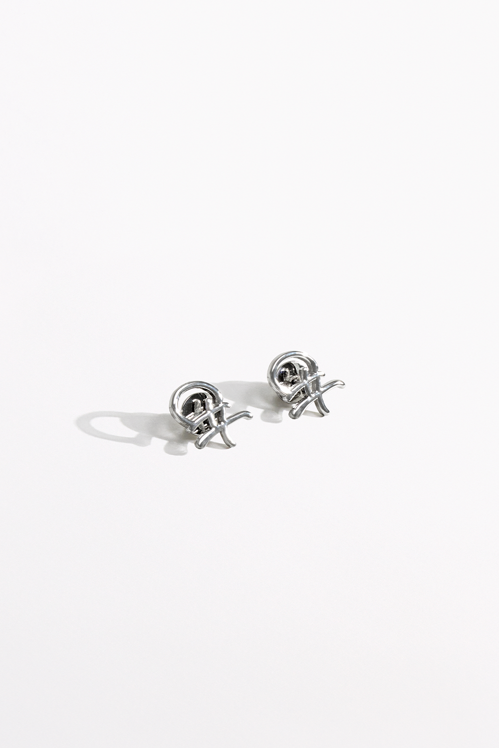 CAMILLA Fierce Folklore Stud Earrings in Silver print