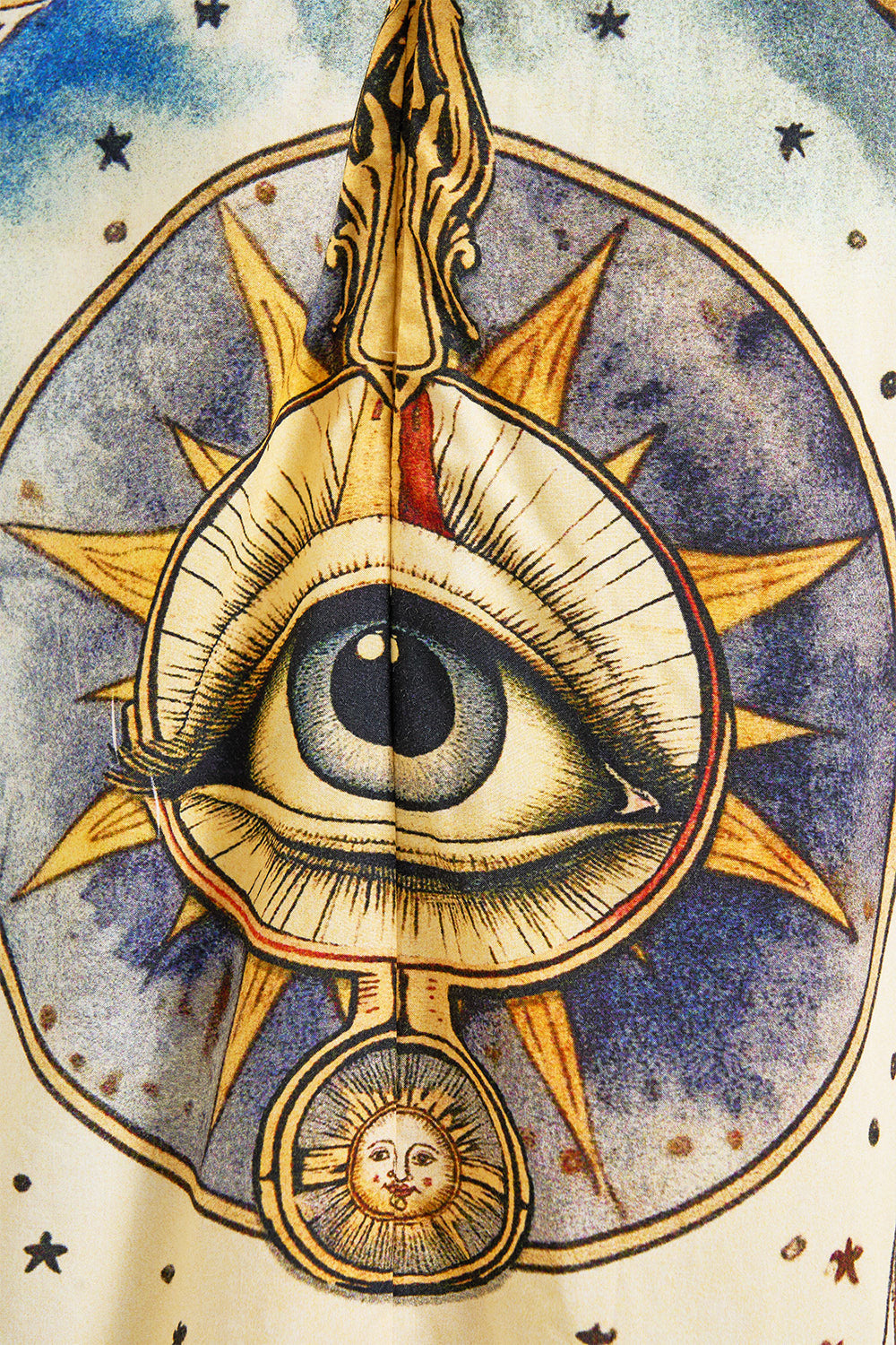 BAGGY LONG WALK SHORT WITH ELASTIC WAIST HOUSE OF HOROSCOPES