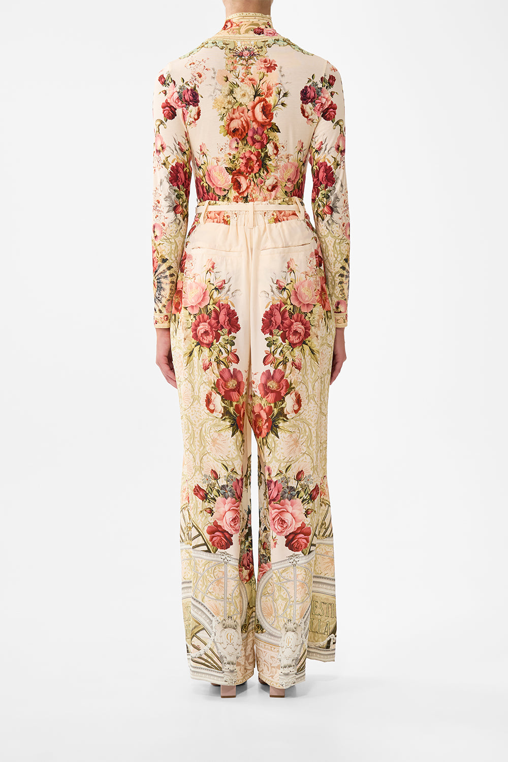 The CAMILLA Jersey Turtleneck in our Meet Me At The Majestic print.