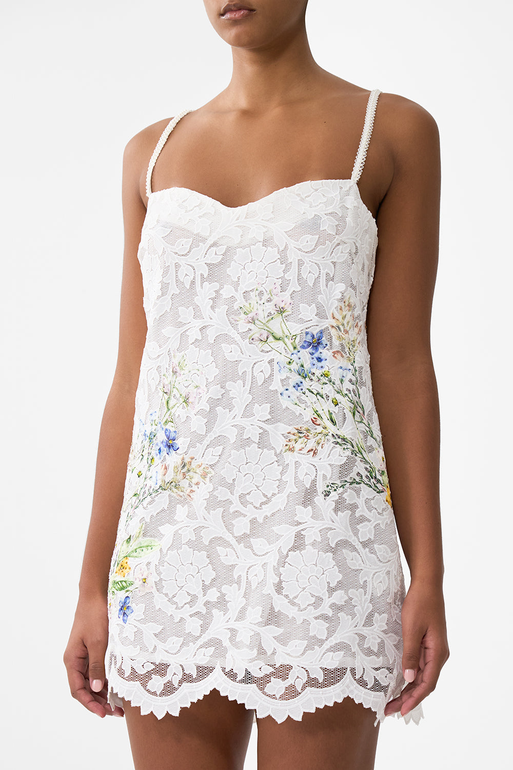 The CAMILLA Minimal Shift Dress in our Dressing Room Drama print.