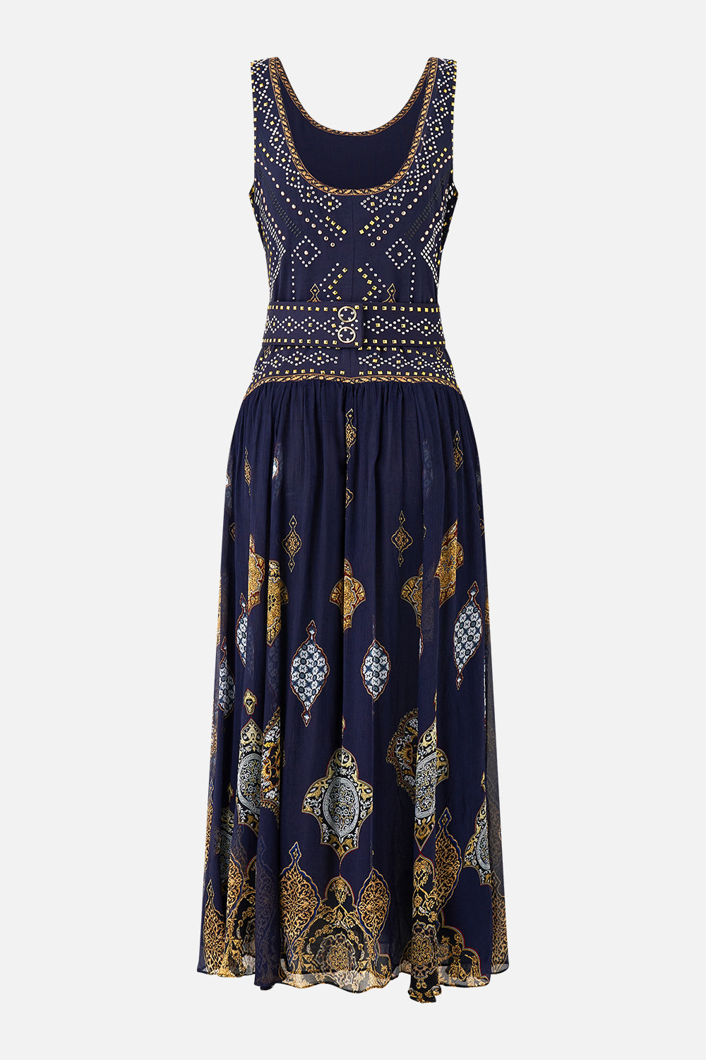 JERSEY TANK DRESS WITH CONTRAST SKIRT THE IMPERIAL GATE