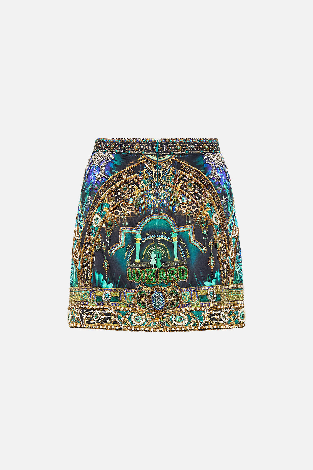 CAMILLA Green/Black Mini Skirt Defy Gravity
