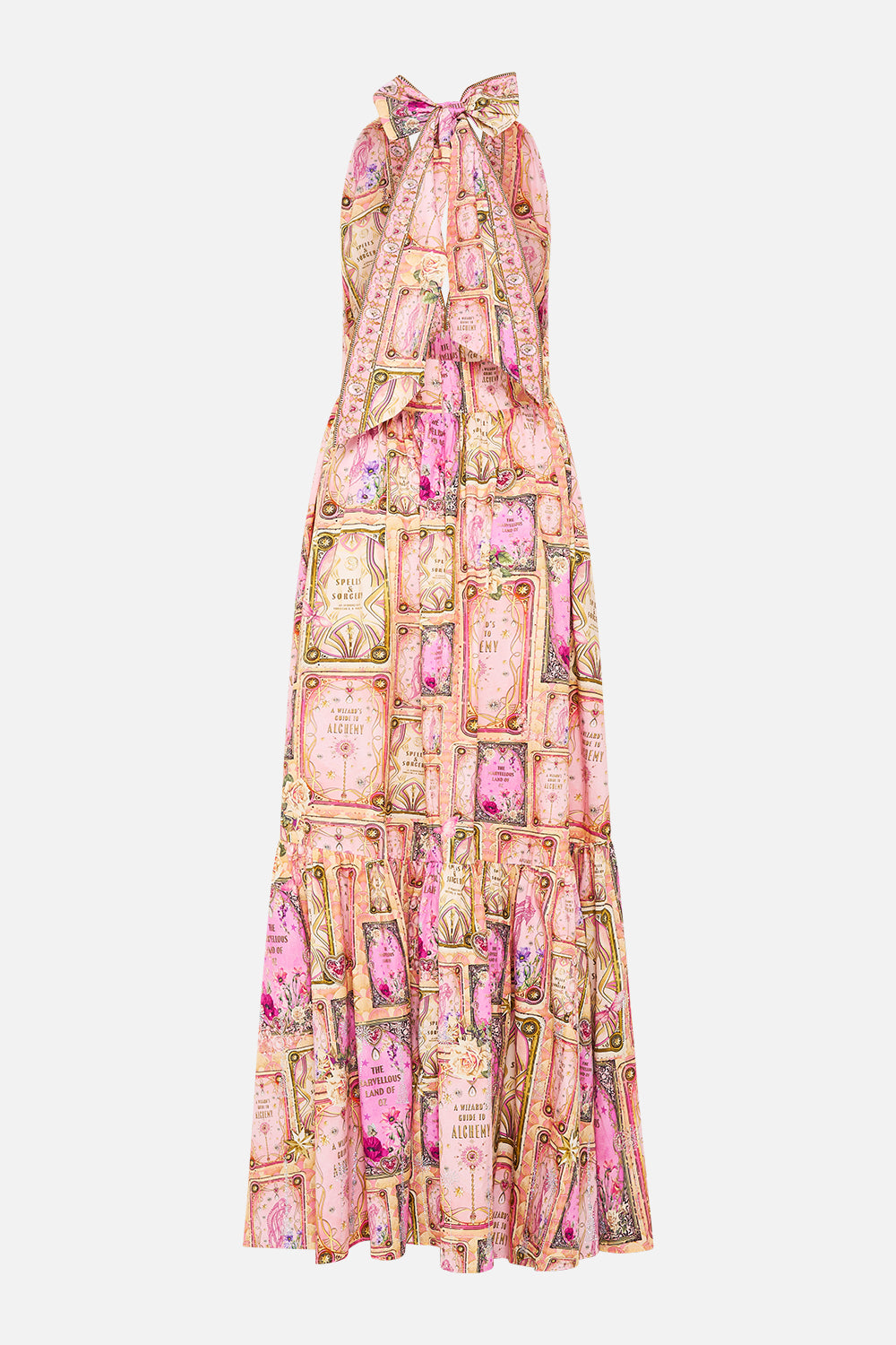 CAMILLA Ruffle Hem Halter Dress Totally Ozmopolitan