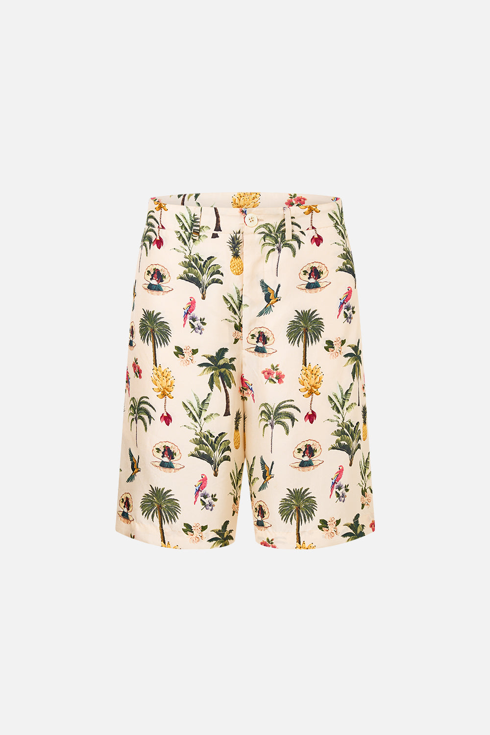 FIXED WAIST MID LENGTH WALK SHORT WELCOME TO THE WHITE LOTUS