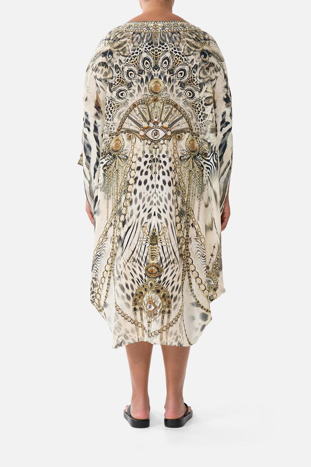 SCOOP BACK HEM DRESS LADY LIONHEART