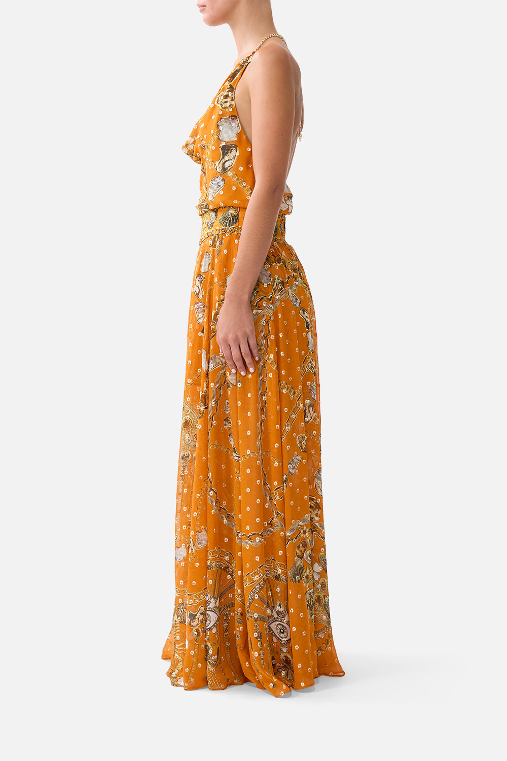 SHEER WIDE LEG PANT TALISMANS OF TURKIYE