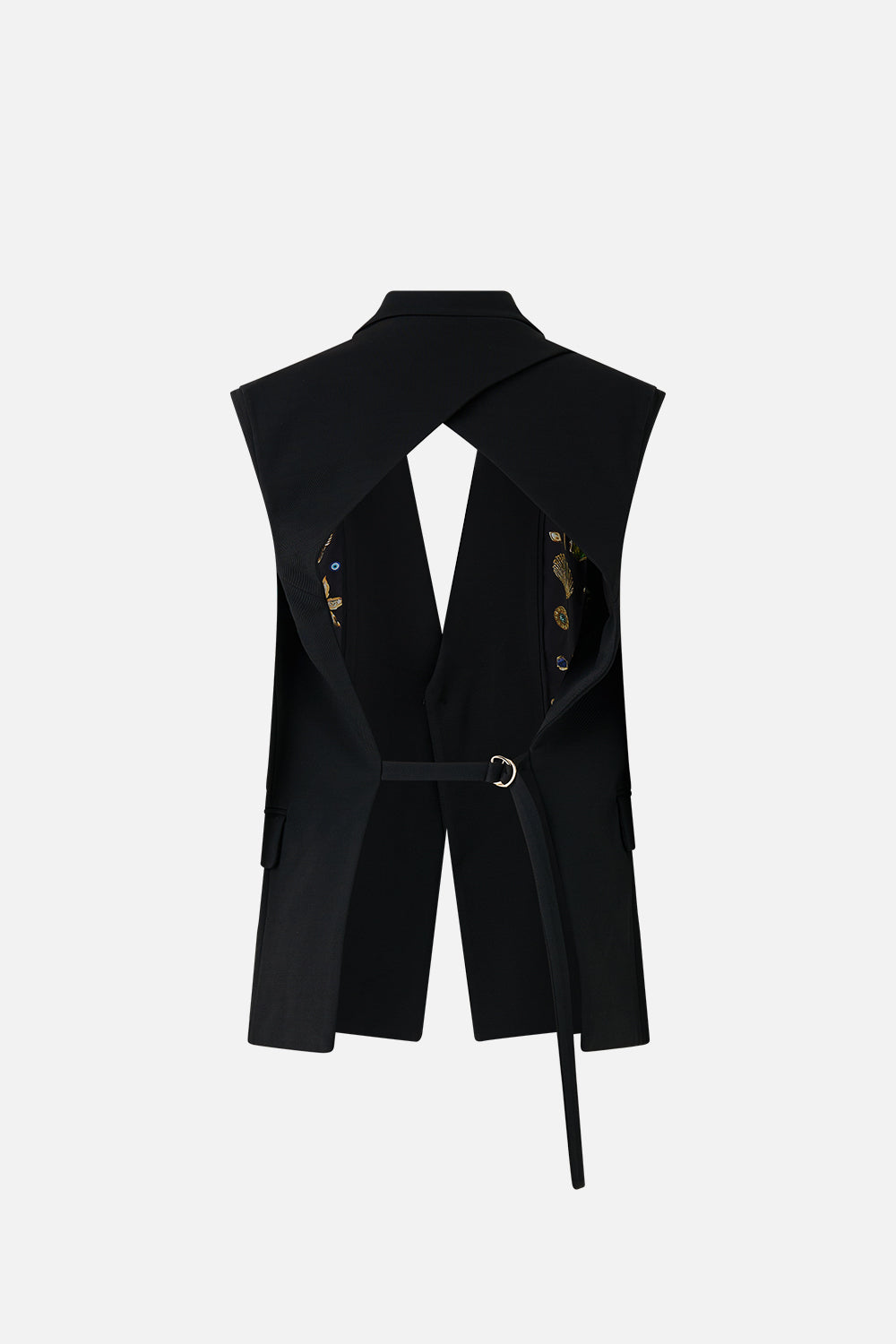 TAILORED SLEEVELESS VEST AMULETS AND ALCHEMY