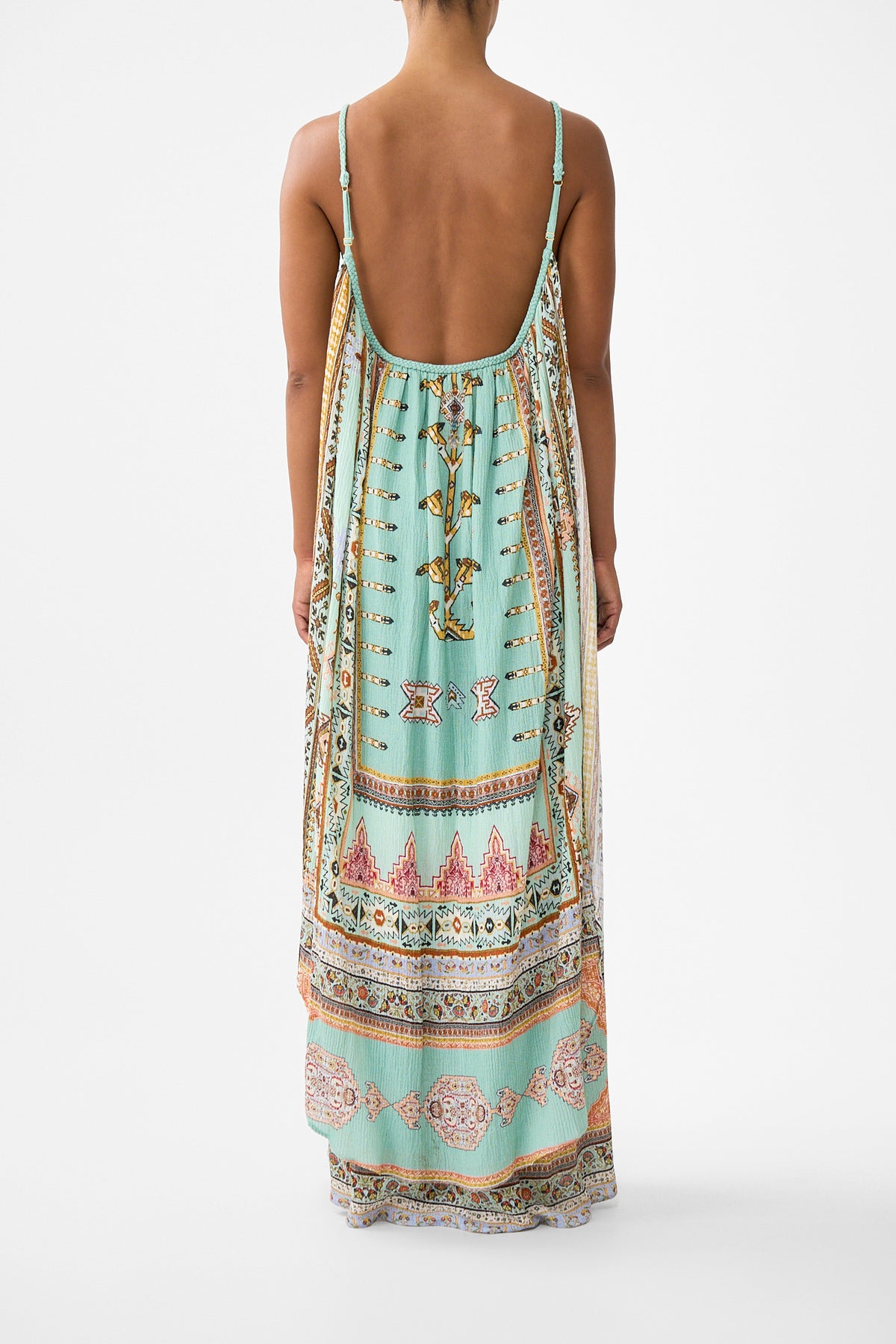 OPEN BACK LONG CAPE DRESS LEGEND HAS IT