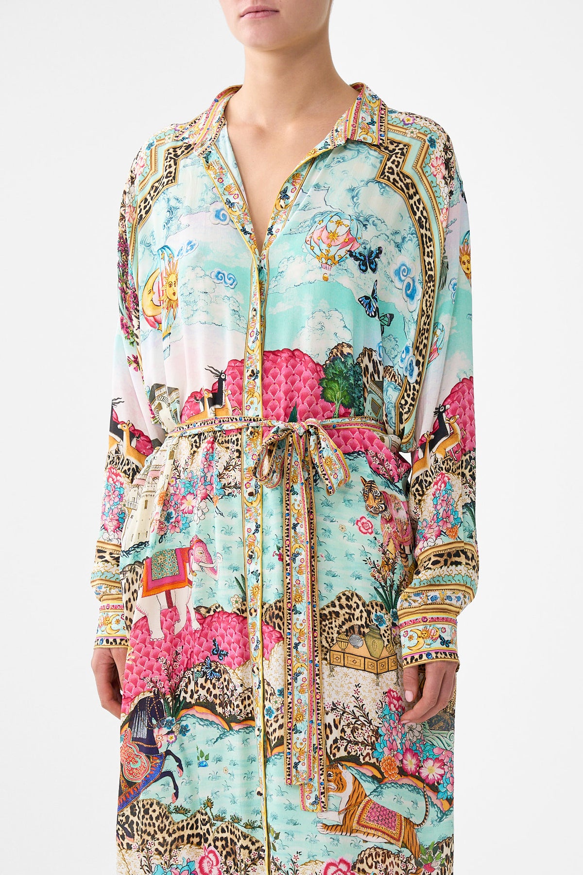 COLLARED BUTTON THROUGH DRESS MINIATURE MOMENTS