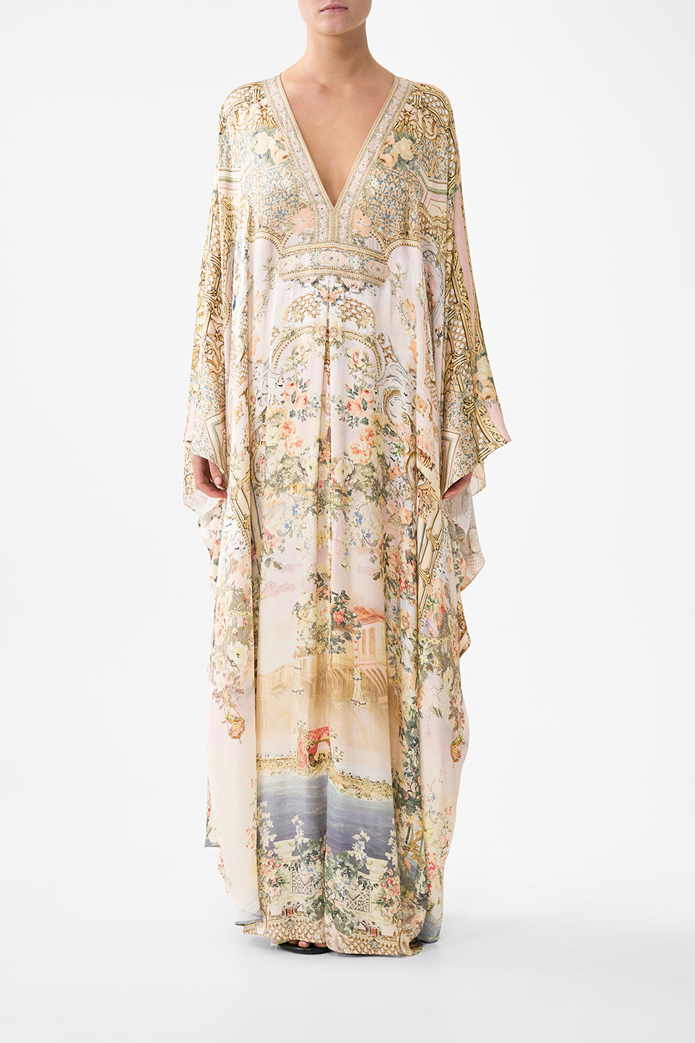 LONG KAFTAN WITH WAIST DETAIL TWILIGHT IN ISTANBUL
