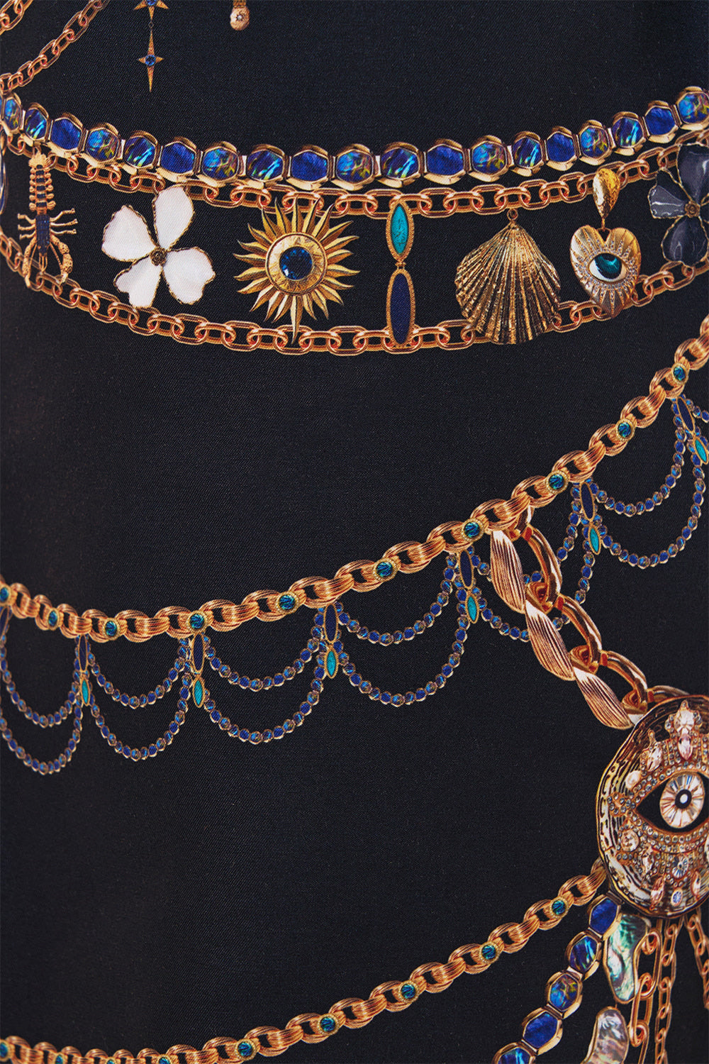 MID LENGTH BOARDSHORT WITH ELASTIC WAIST AMULETS AND ALCHEMY