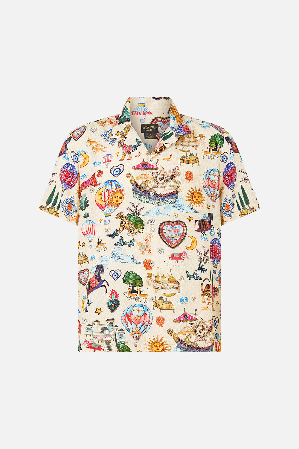 SHORT SLEEVE CAMP COLLARED SHIRT KAPADOKYA KITSCH