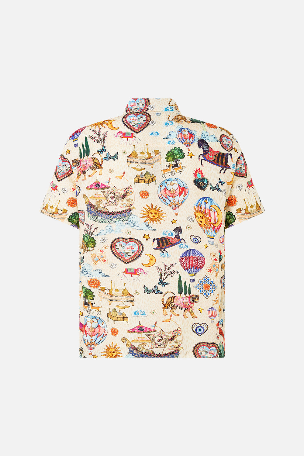 SHORT SLEEVE CAMP COLLARED SHIRT KAPADOKYA KITSCH