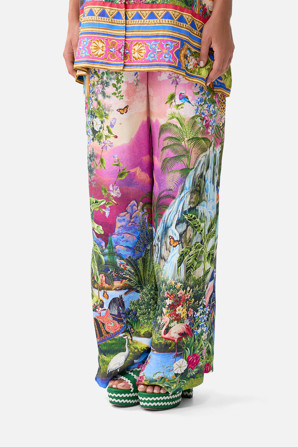 BUTTON FRONT LOUNGE PANT TURKISH DELIGHT