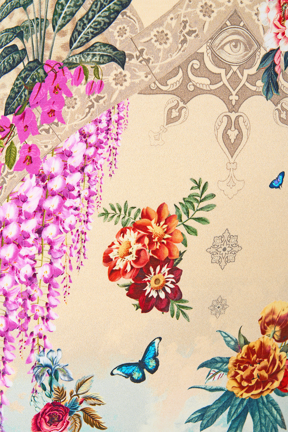 JERSEY TANK DRESS BODRUM BOTANICALS