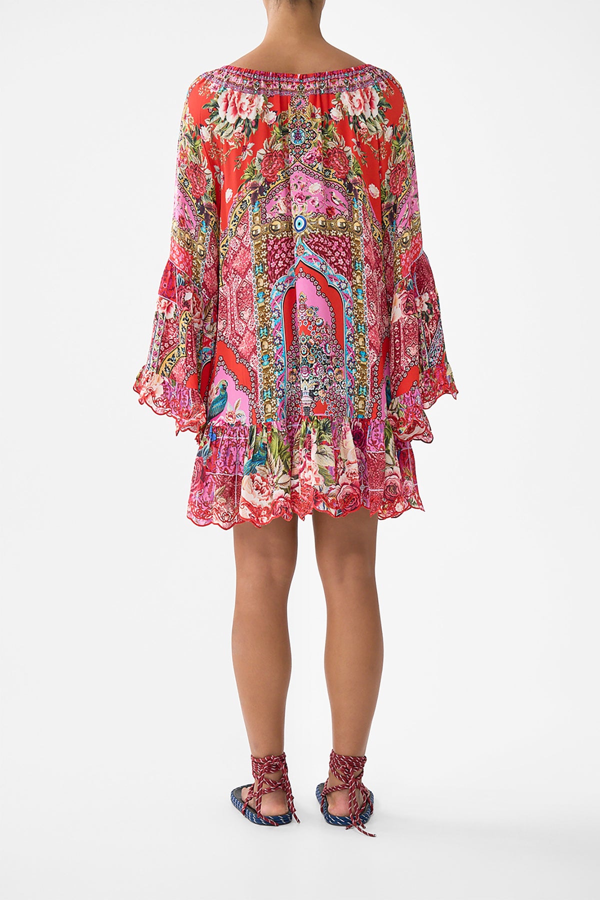 A-LINE FRILL DRESS HEIRLOOM EMPIRE