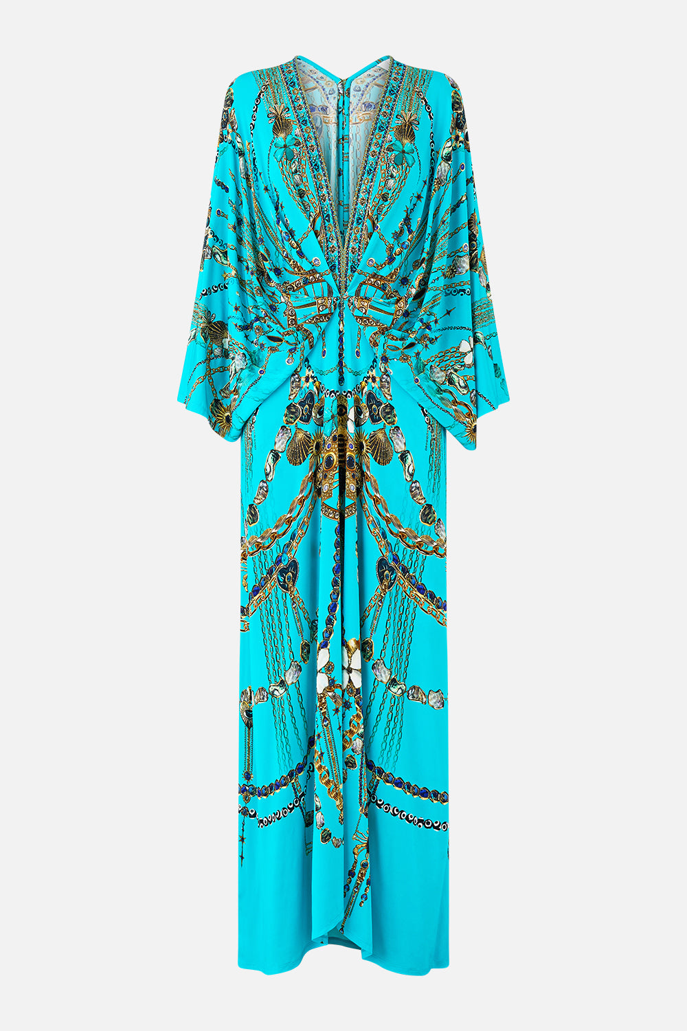 TUCK FRONT JERSEY DRESS TOTEMS AND TREASURES