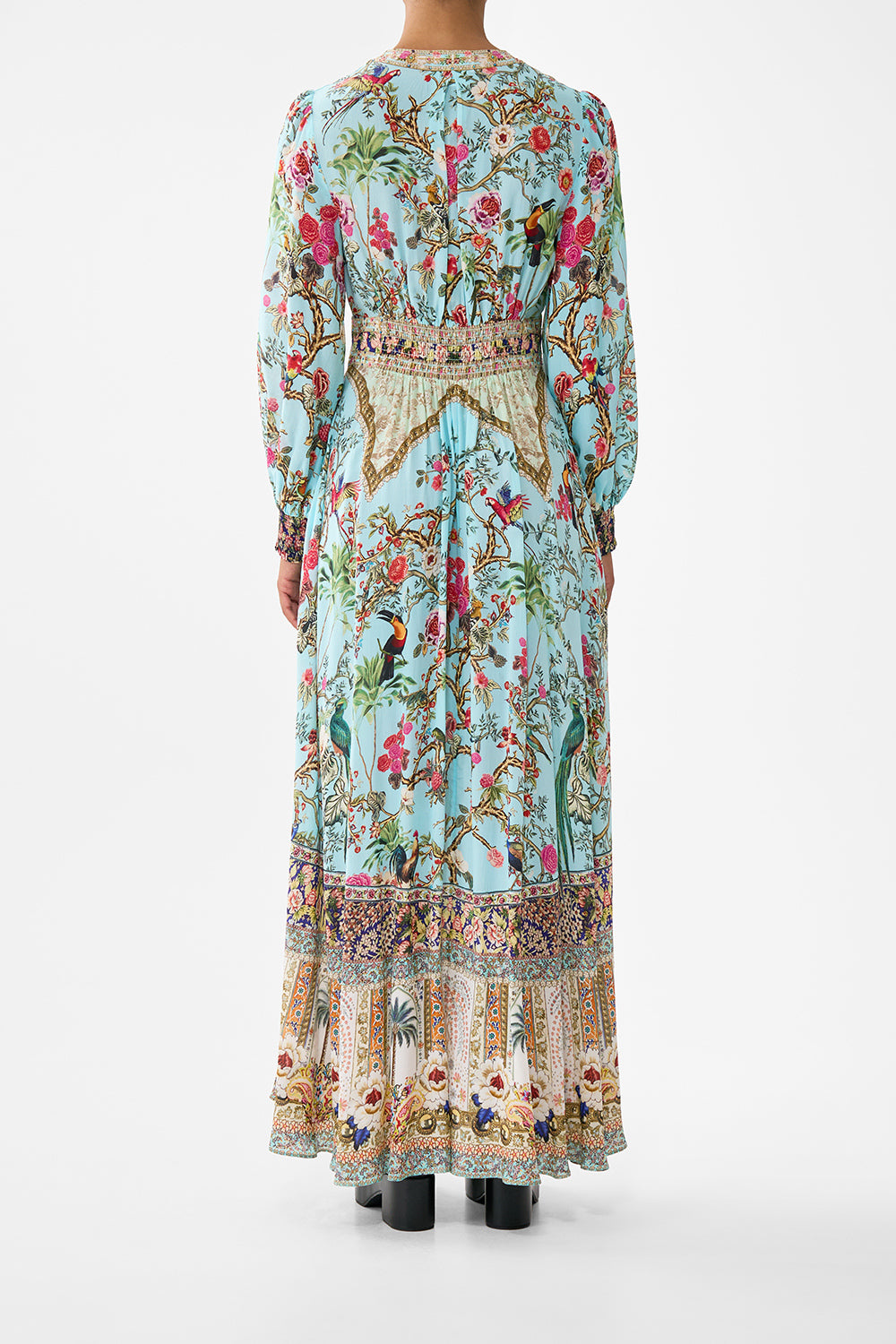 BUTTON DRESS WITH SHAPED WAISTBAND SULTANS AND QUEENS