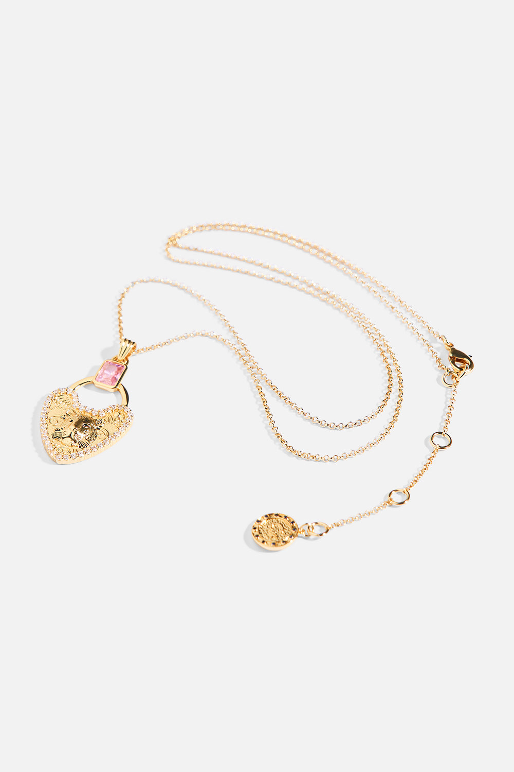 CAMILLA Lockets Loaded Pendant Necklace in Gold print