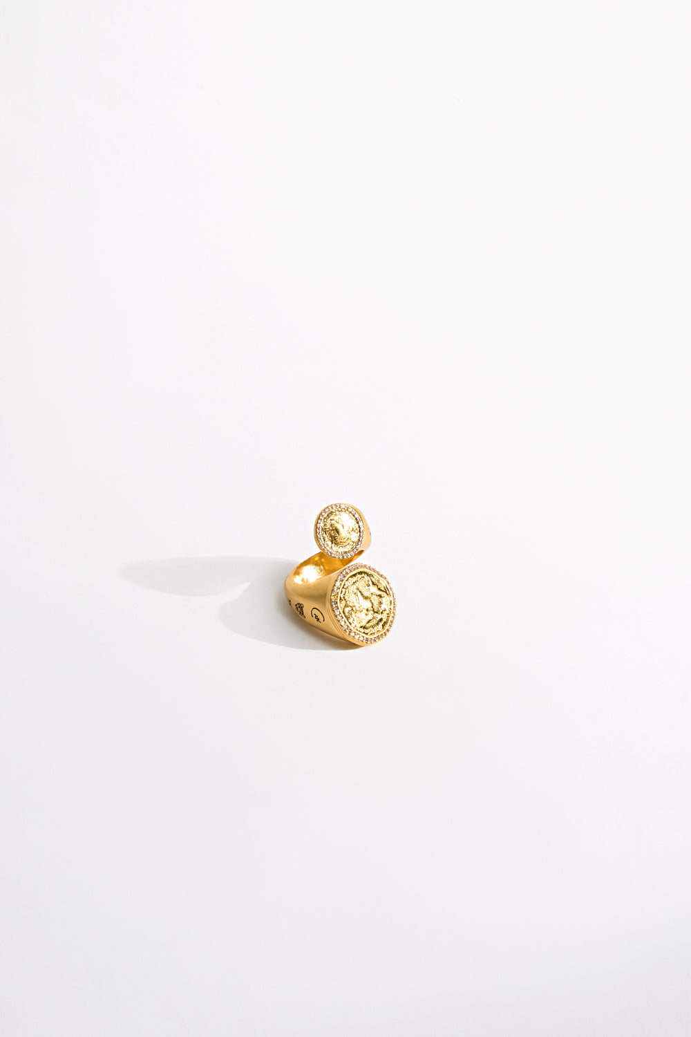 CAMILLA Gypset Glitterati Ring in Gold print