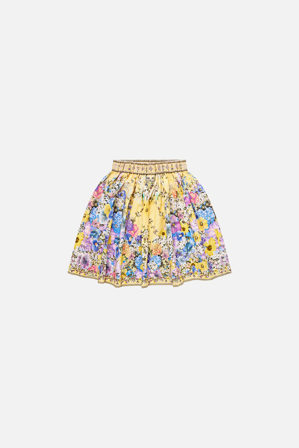 KIDS GATHERED A LINE MIDI SKIRT DARLING BUDS