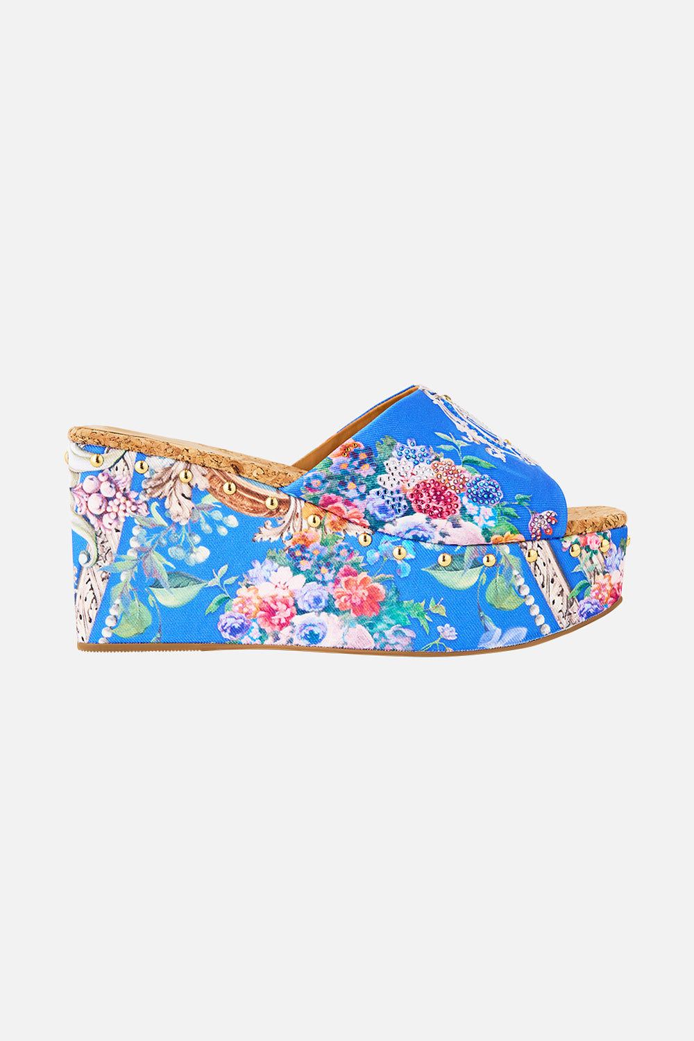 MIRAY WEDGE MULE OTTOMAN OPULENCE