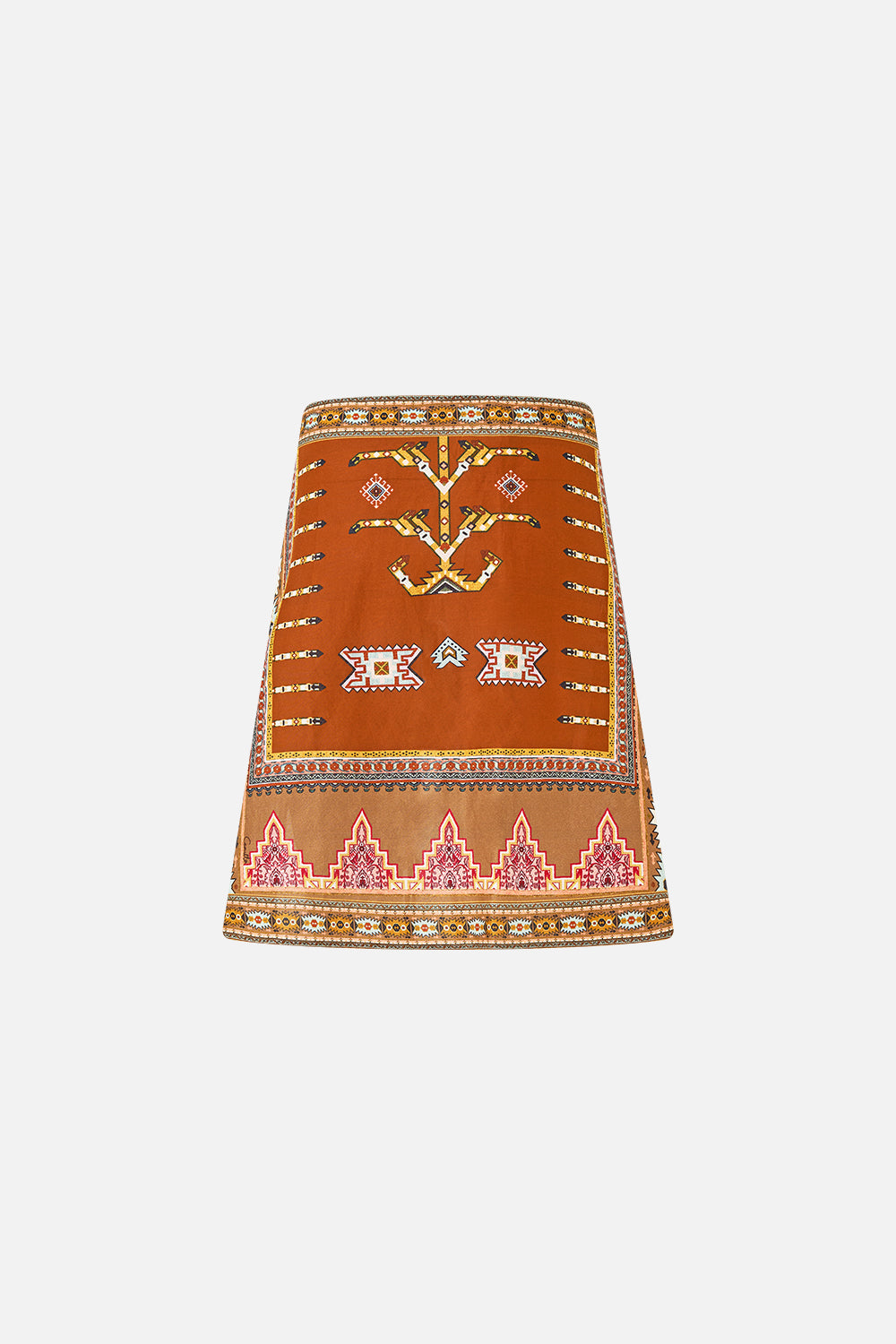 WOVEN SHORT SARONG WITH MACRAME TIE WAIST FABRIC OF TIME