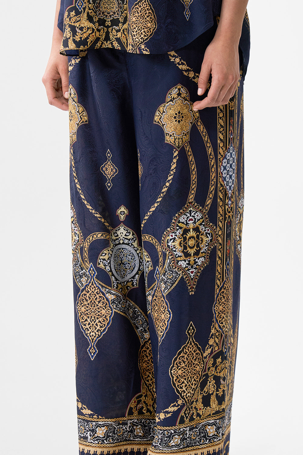 WIDE LEG WAISTED PANT THE IMPERIAL GATE