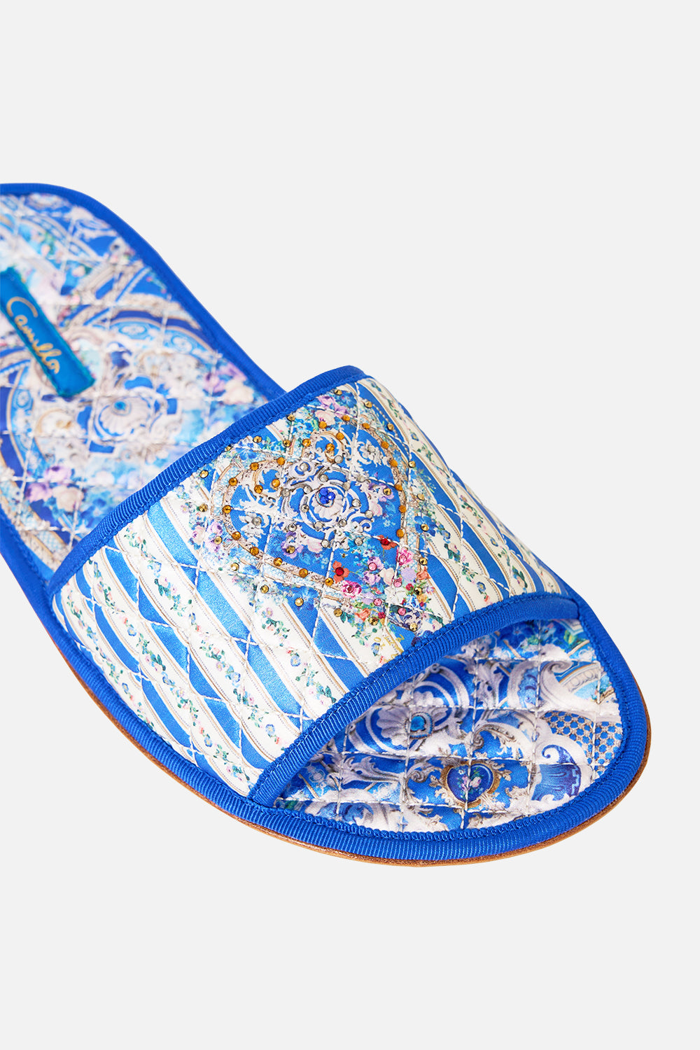 SLIPPERS WITH TRAVEL CASE OTTOMAN OPULENCE